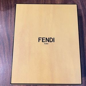 Fendi Baguette Necklace 24k gold